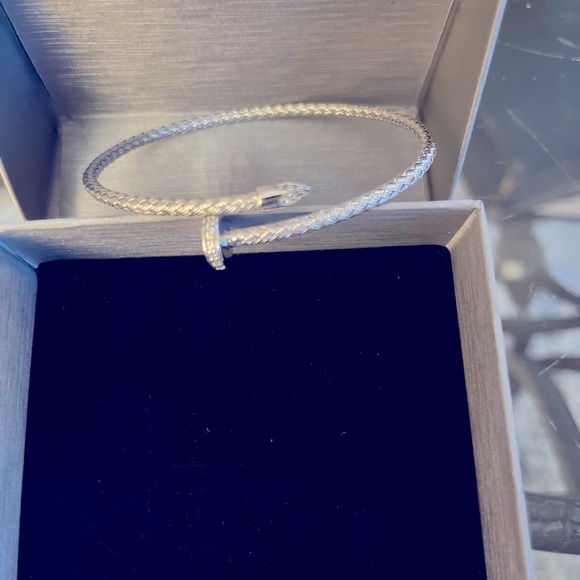 Silver snake bracelet